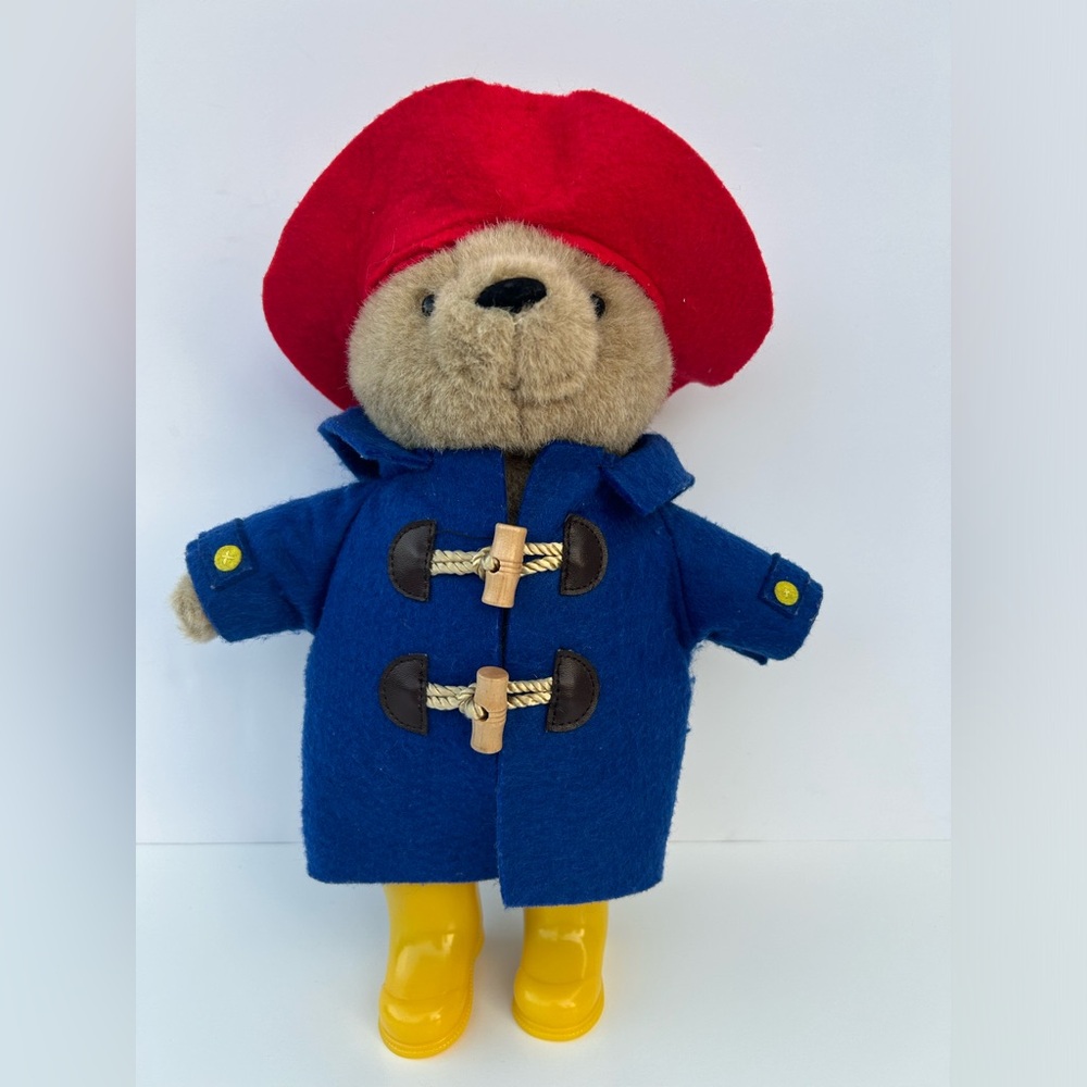 Classic Paddington Bear 2013 Yellow Boots Red Hat 10" YOTTOY Plush